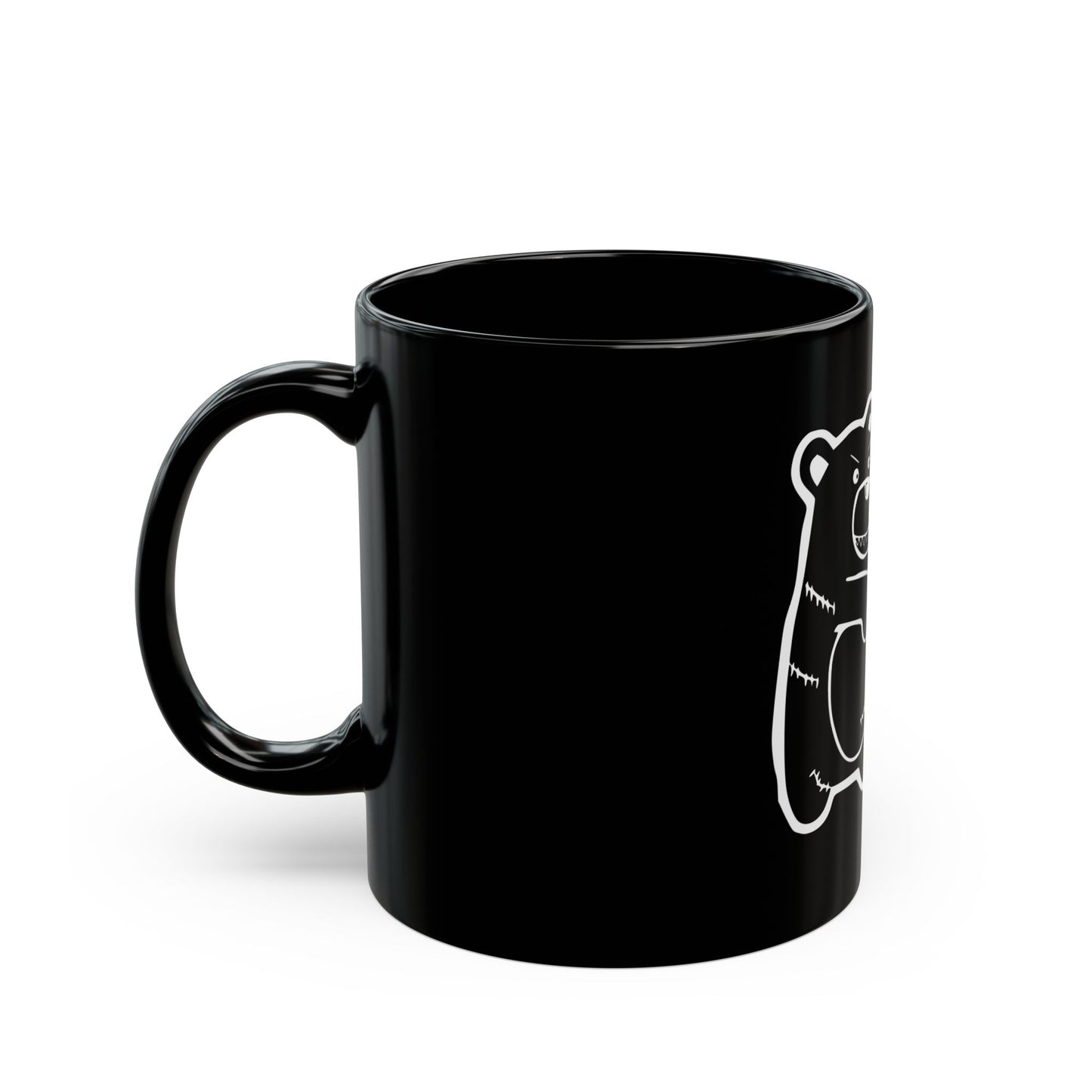 Funny Walking Ted Black Mug - Perfect Gift for Coffee Lovers!