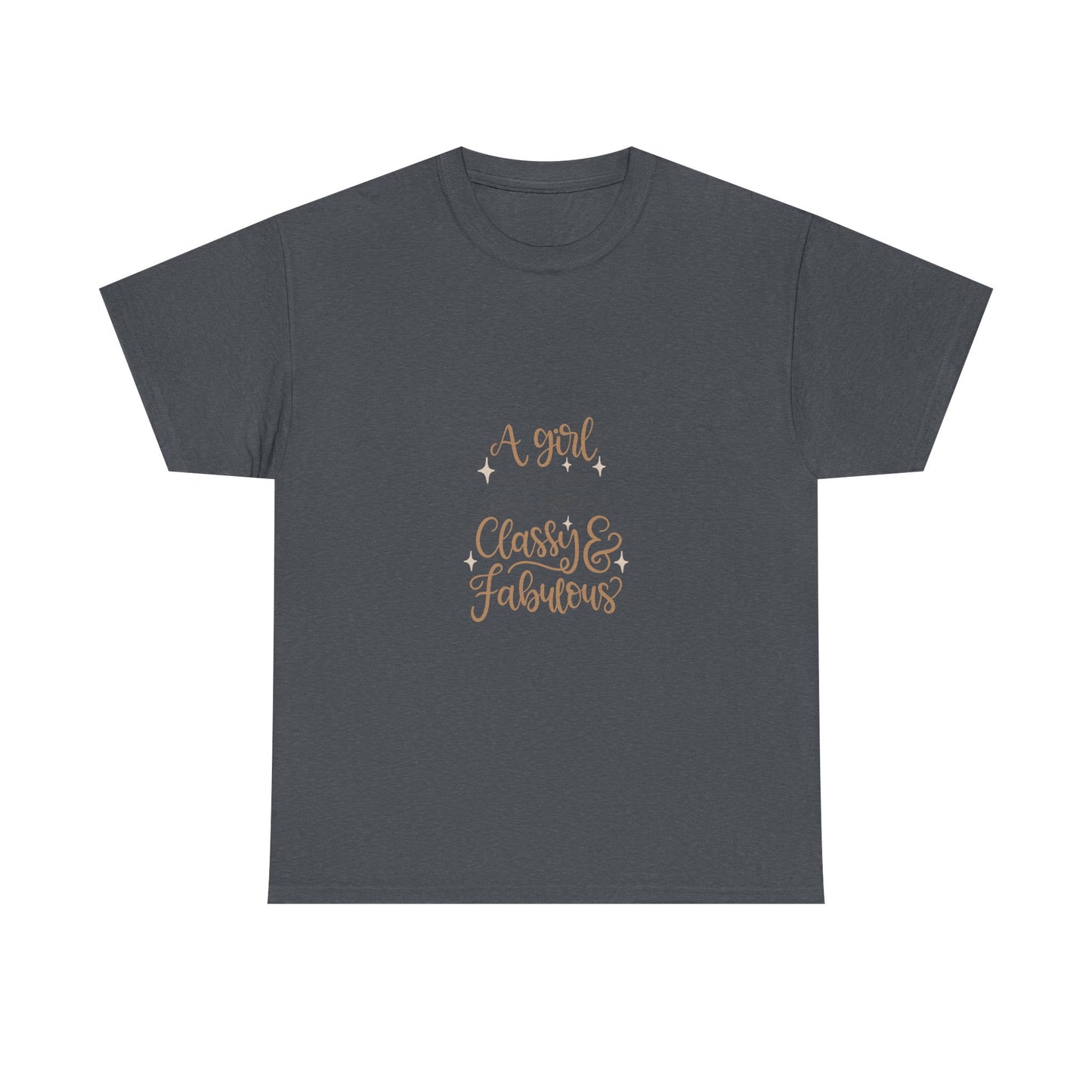 Classy & Fabulous Unisex Heavy Cotton Tee - Stylish Comfort for Everyday Wear