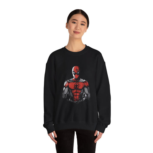 Heroic Spiderman Graphic Unisex Crewneck Sweatshirt