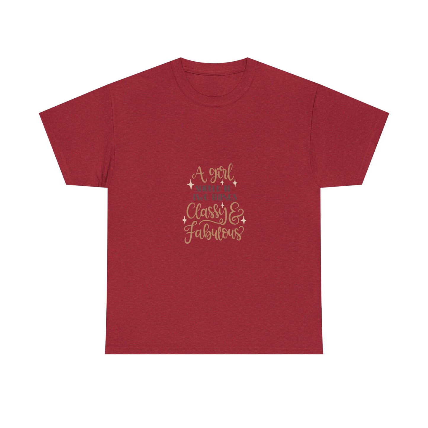 Classy & Fabulous Unisex Heavy Cotton Tee - Stylish Comfort for Everyday Wear