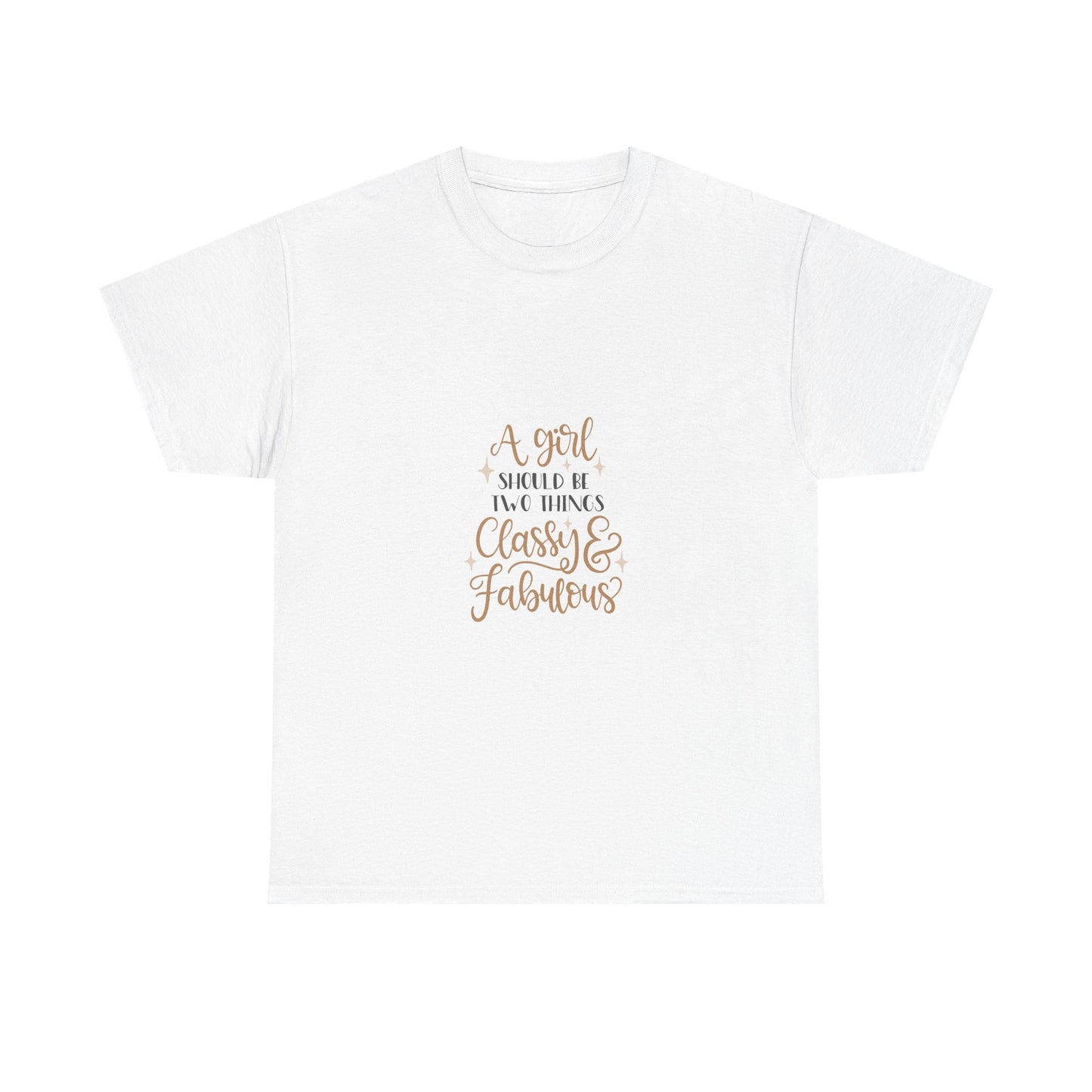 Classy & Fabulous Unisex Heavy Cotton Tee - Stylish Comfort for Everyday Wear