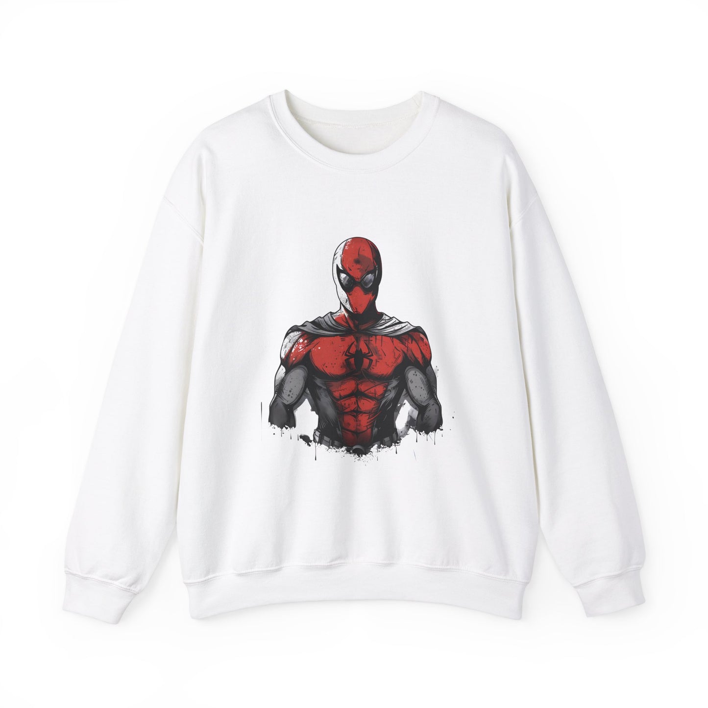 Heroic Spiderman Graphic Unisex Crewneck Sweatshirt